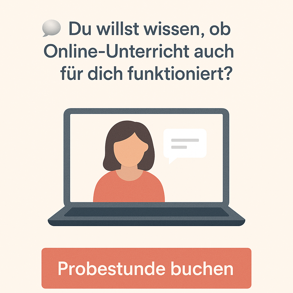 Gesangscoach bei der Online-Probestunde: So könnte deine erste Stunde aussehen.