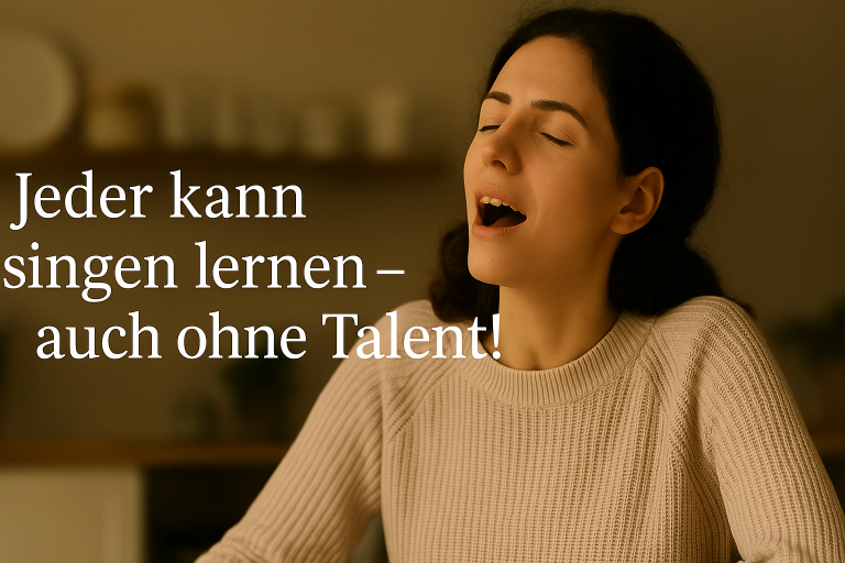 Jeder kann singen lernen – auch ohne Talent!