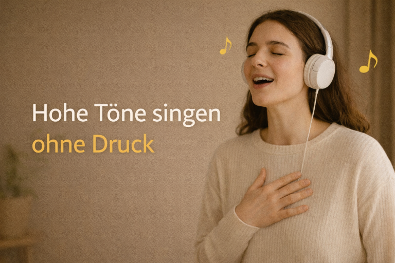 Hohe Töne singen ohne Druck: So entwickelst du eine sichere Höhe