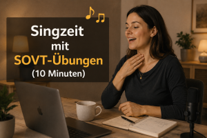 Singzeit #3: 10 Minuten für deine Stimme mit SOVT-Übungen