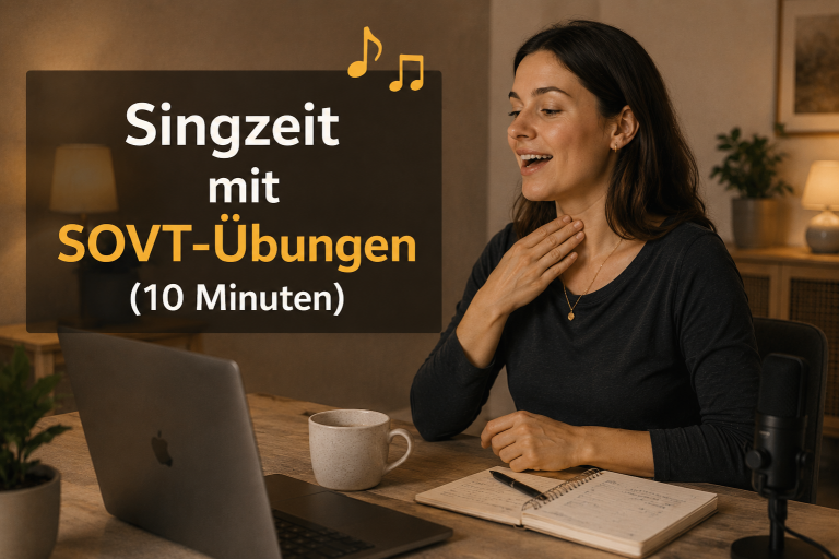 Singzeit #3: 10 Minuten für deine Stimme mit SOVT-Übungen