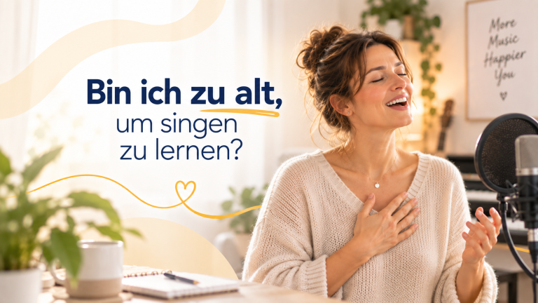 Gesangsunterricht für Erwachsene: Bin ich „zu alt“, um singen zu lernen?