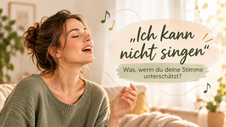 „Ich kann nicht singen“: Warum du deine Stimme unterschätzen könntest
