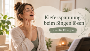 Kieferspannung beim Singen lösen: 4 sanfte Übungen für eine freiere Stimme